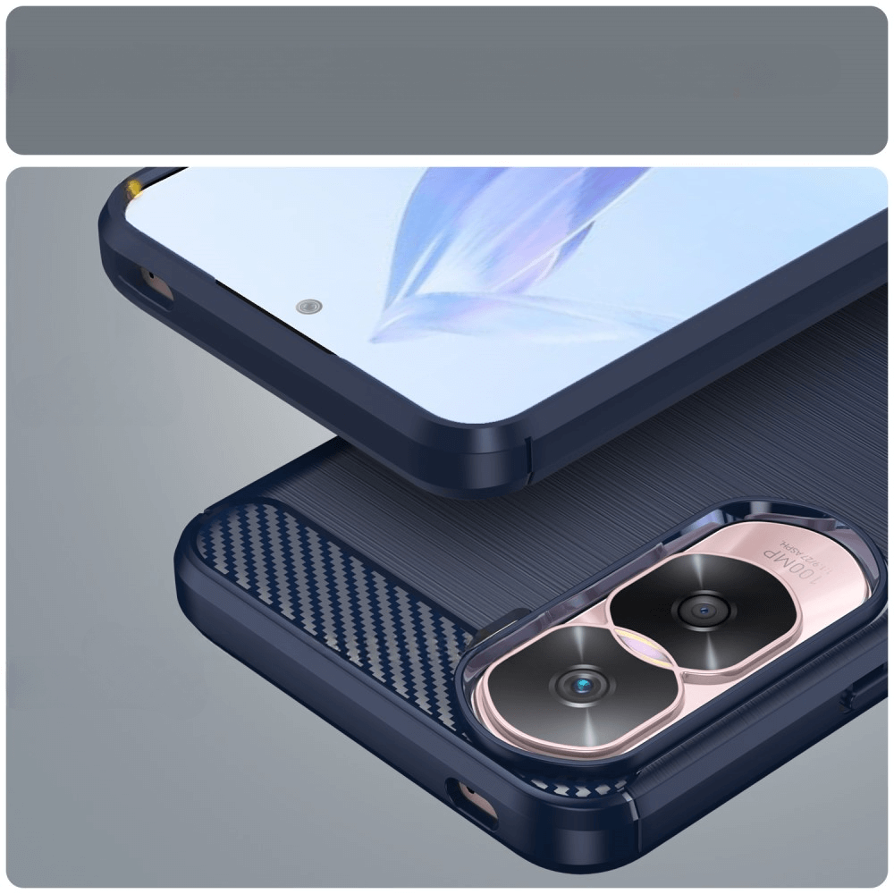 Honor 90 Lite - Metall Carbon Look Hülle