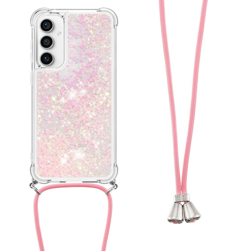 Galaxy S23 Fe - Coque Paillettes Avec Bandouliã¨Re