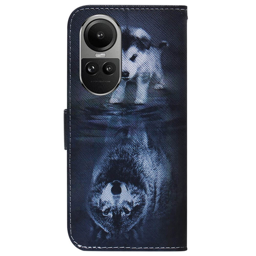 OPPO Reno10 / 10 Pro - Custodia in pelle fiori
