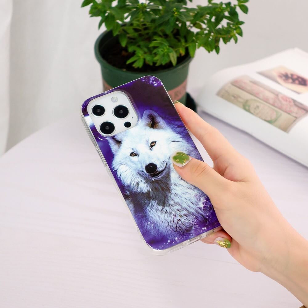 iPhone 15 - Coque luminescente en silicone
