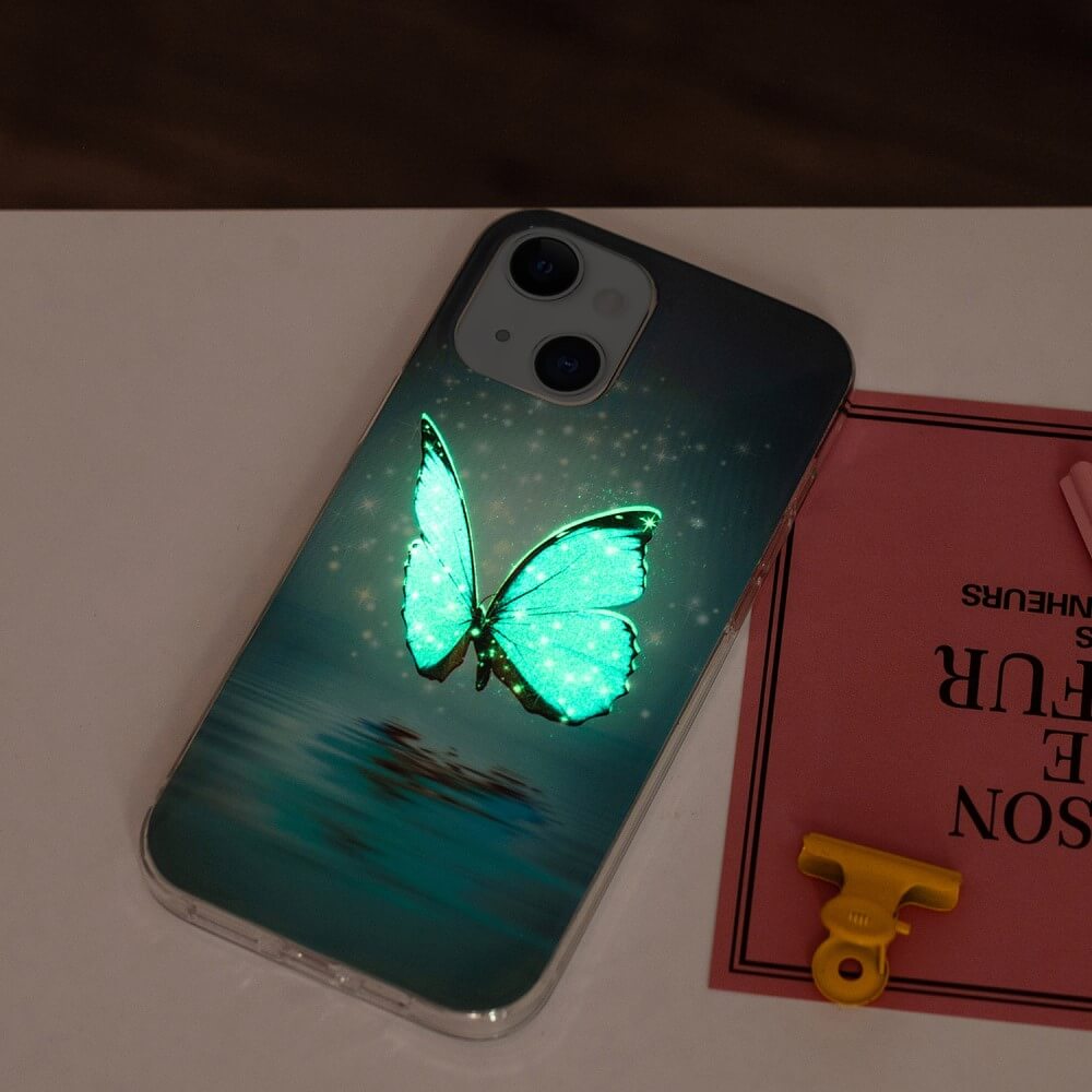 iPhone 15 - Coque luminescente en silicone