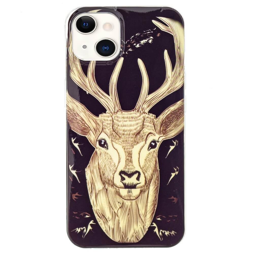 iPhone 15 - Coque luminescente en silicone