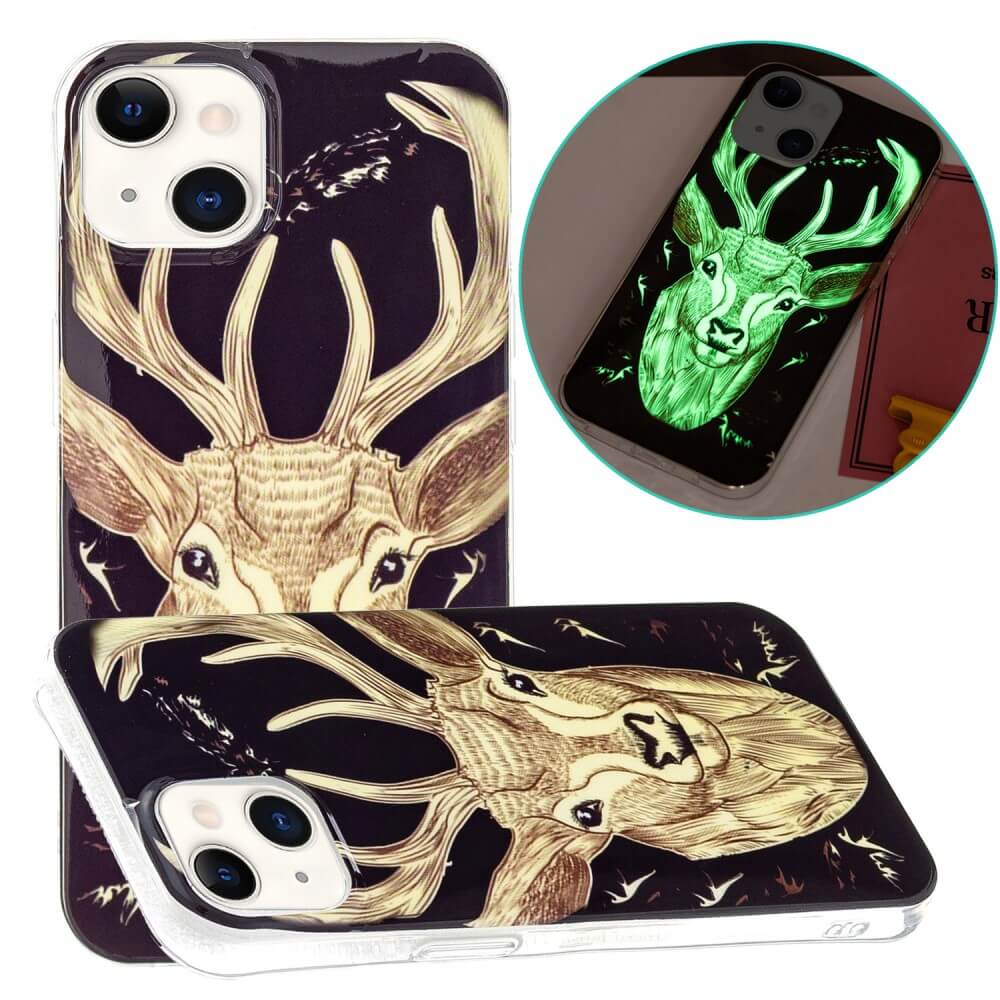 iPhone 15 - Coque luminescente en silicone