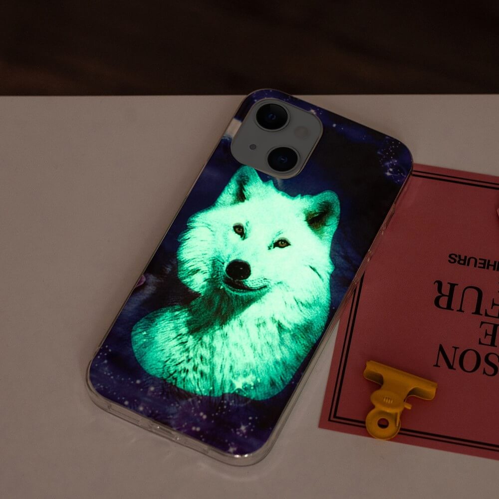 iPhone 15 - Coque luminescente en silicone