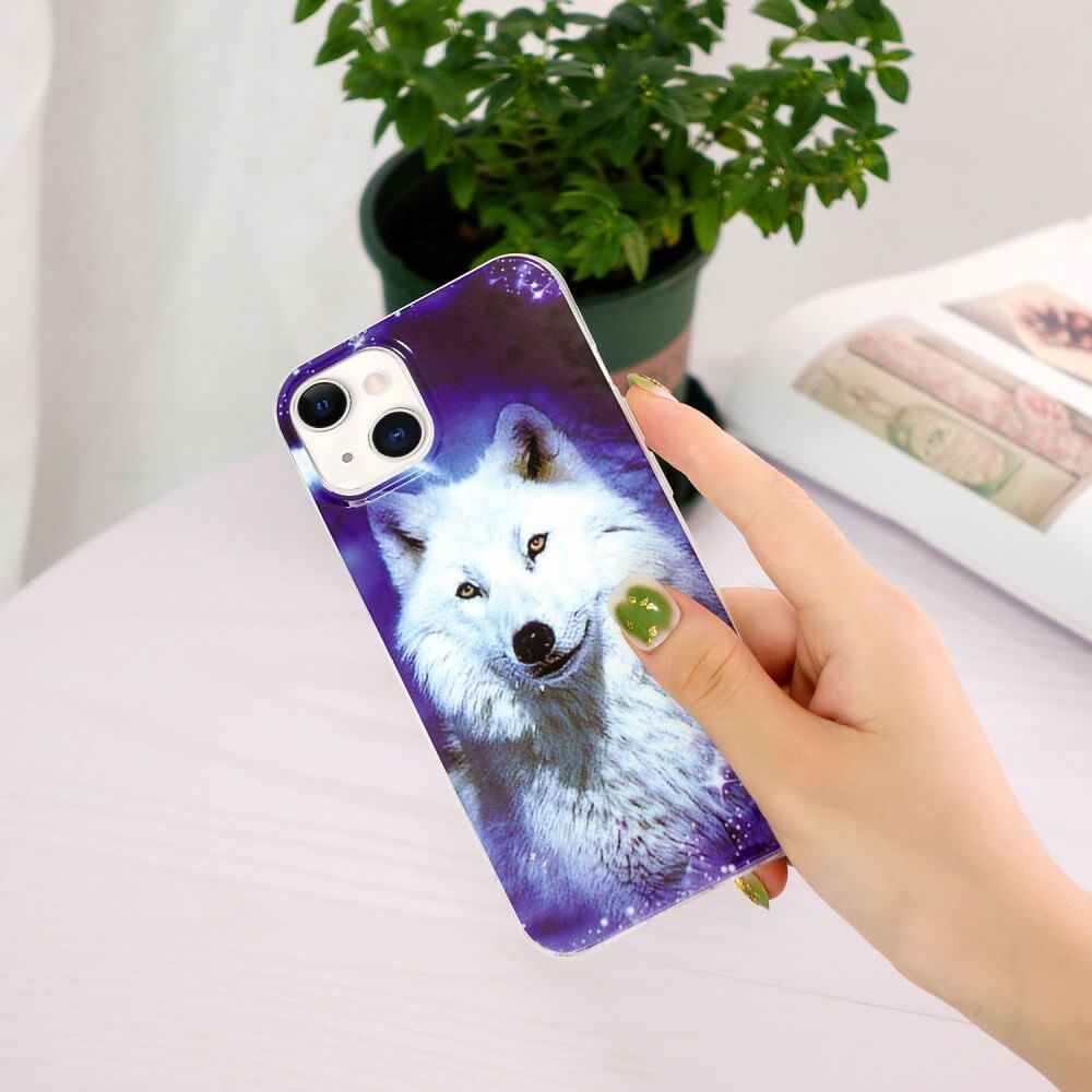 iPhone 15 - Coque luminescente en silicone