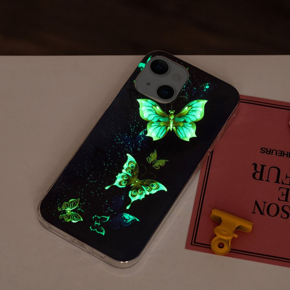 iPhone 15 - Coque luminescente en silicone