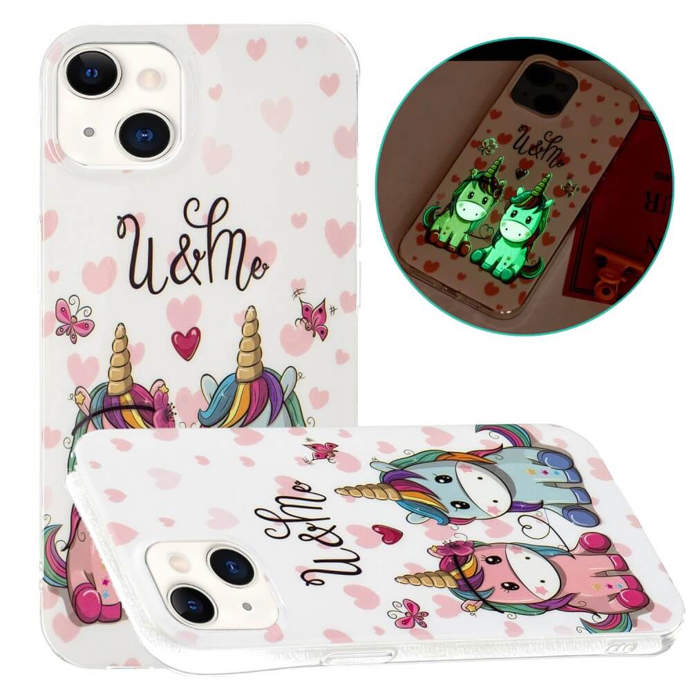iPhone 15 - Coque luminescente en silicone