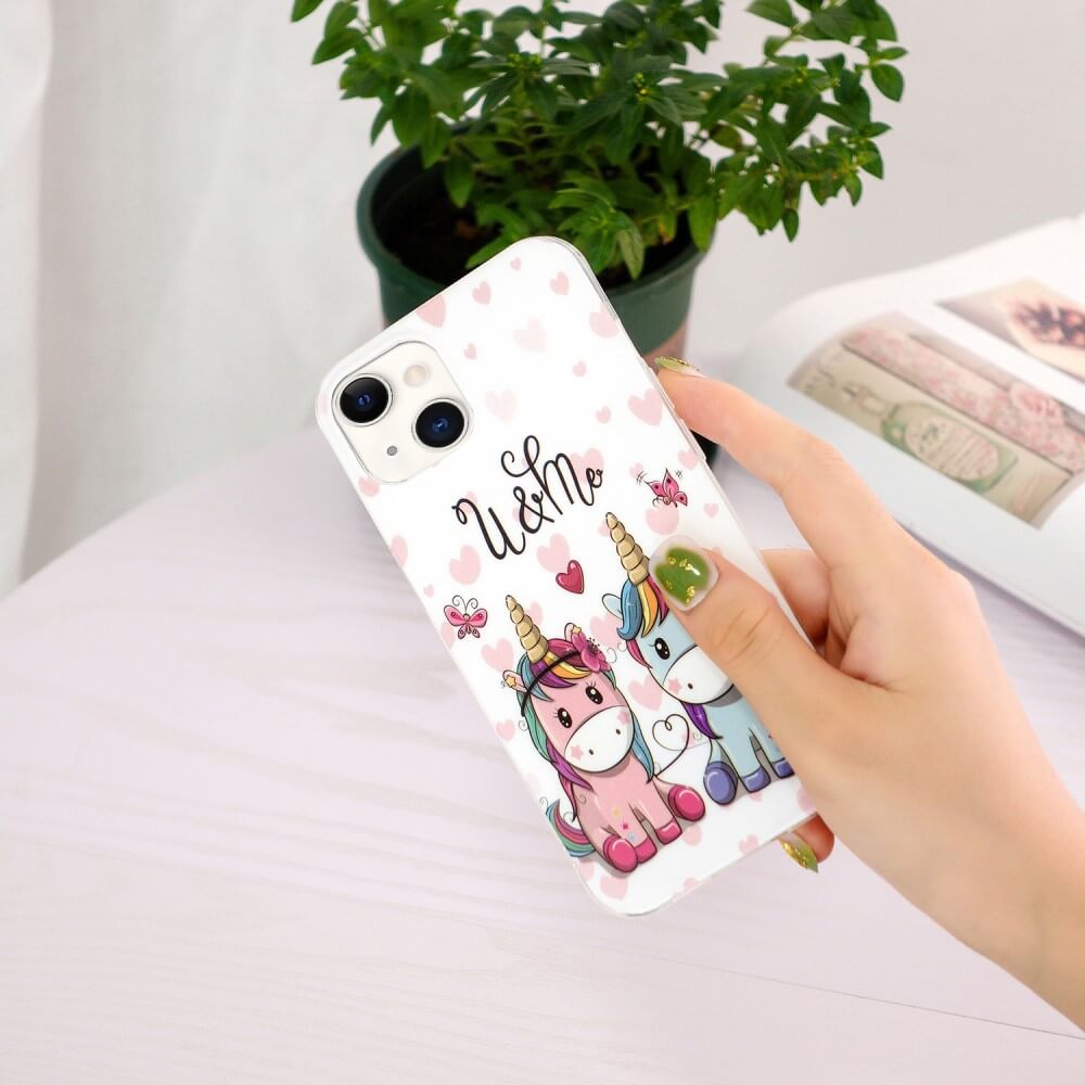iPhone 15 - Coque luminescente en silicone