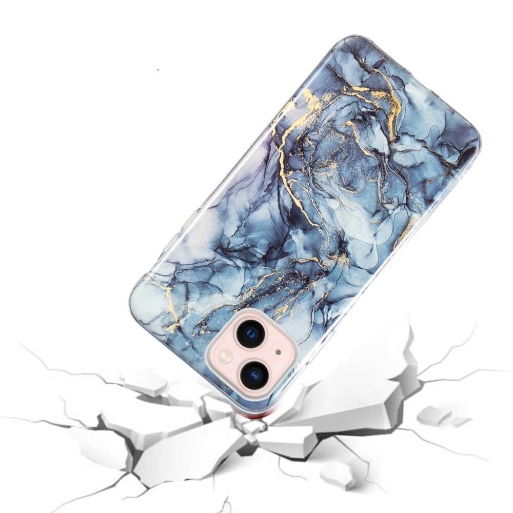 iPhone 15 Plus - Custodia in gomma Marble
