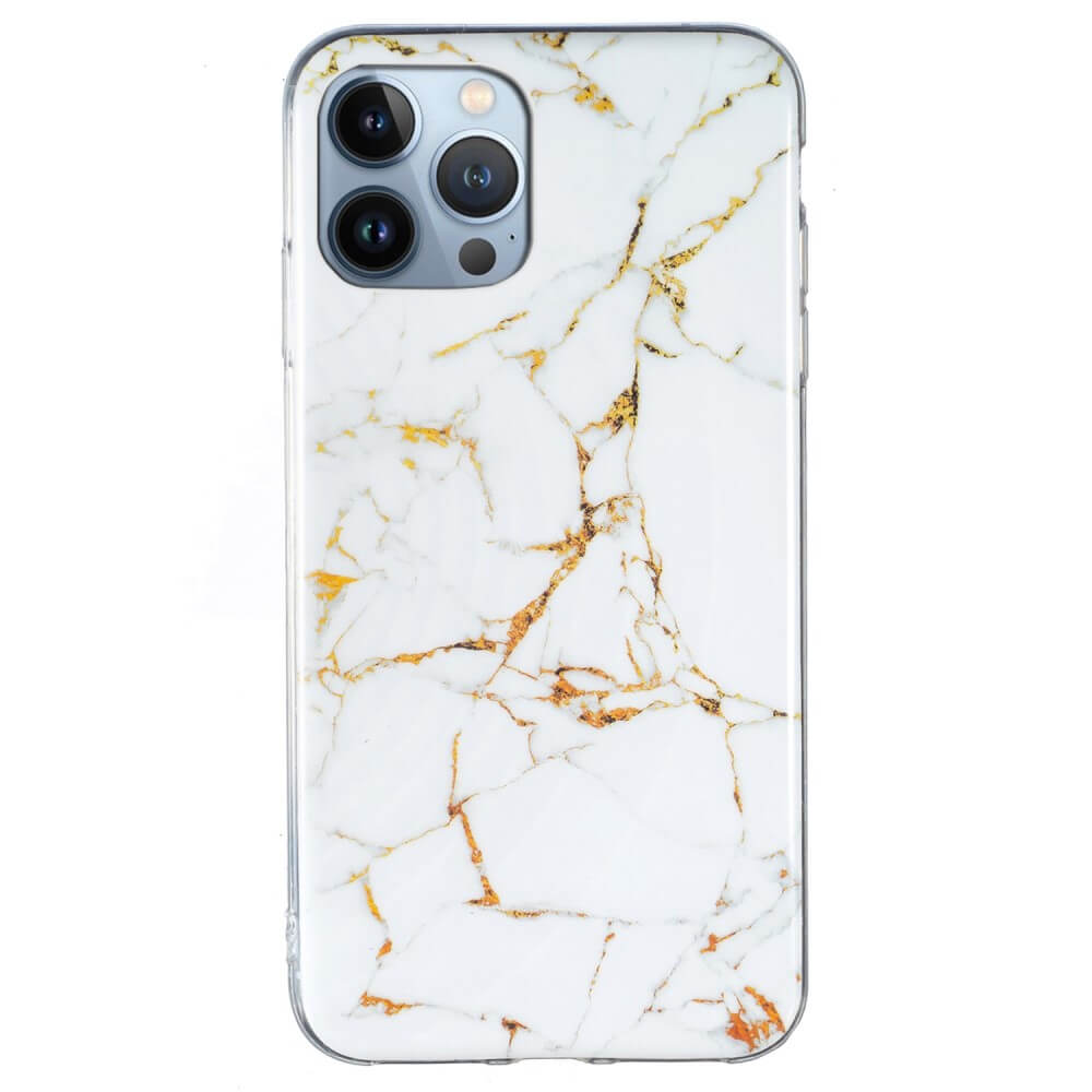 iPhone 15 Pro - Custodia in gomma Marble