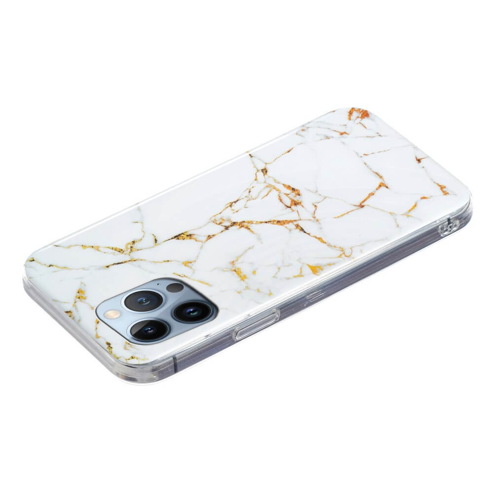 iPhone 15 Pro - Custodia in gomma Marble