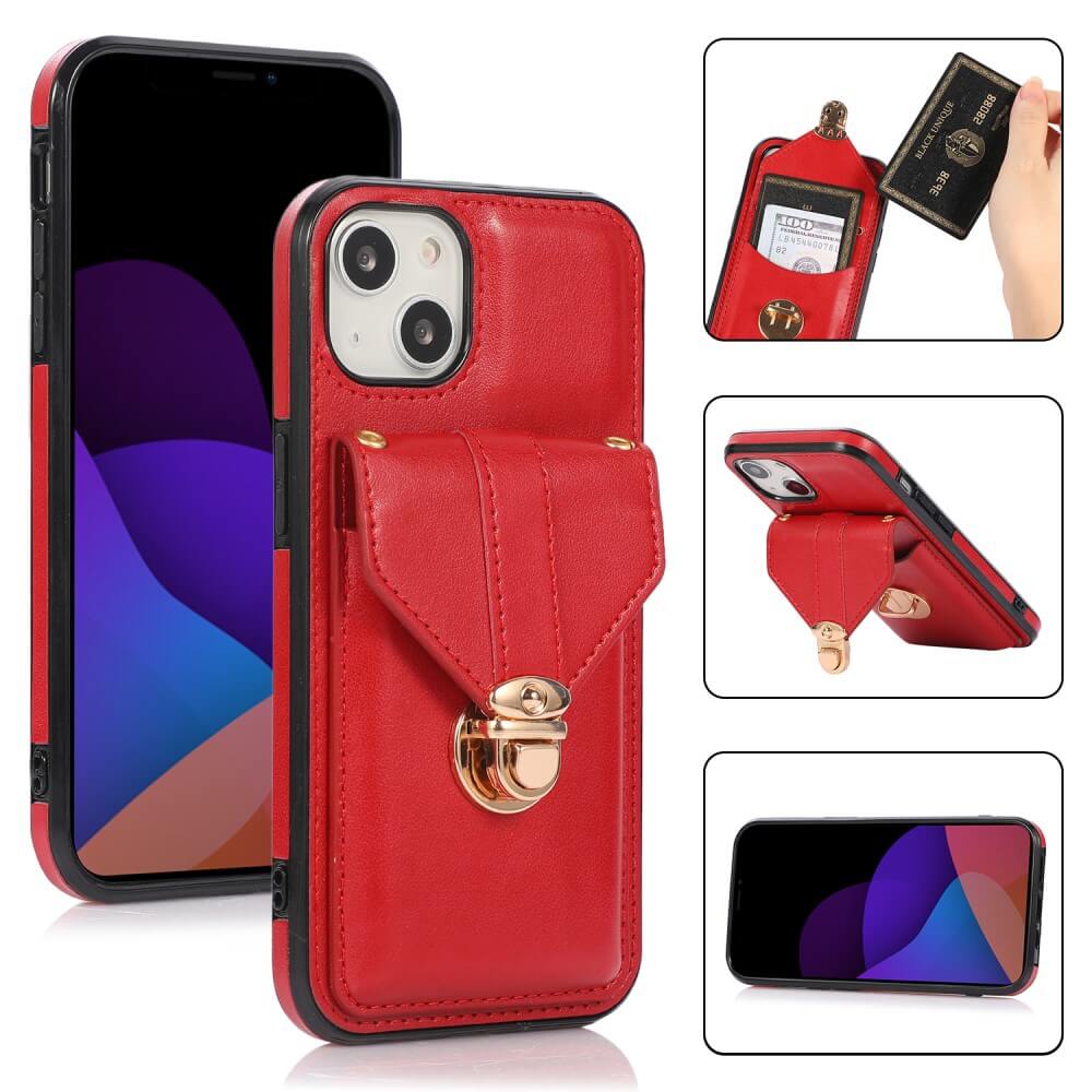 iPhone 15 - Schutzhülle Case mit Tasche