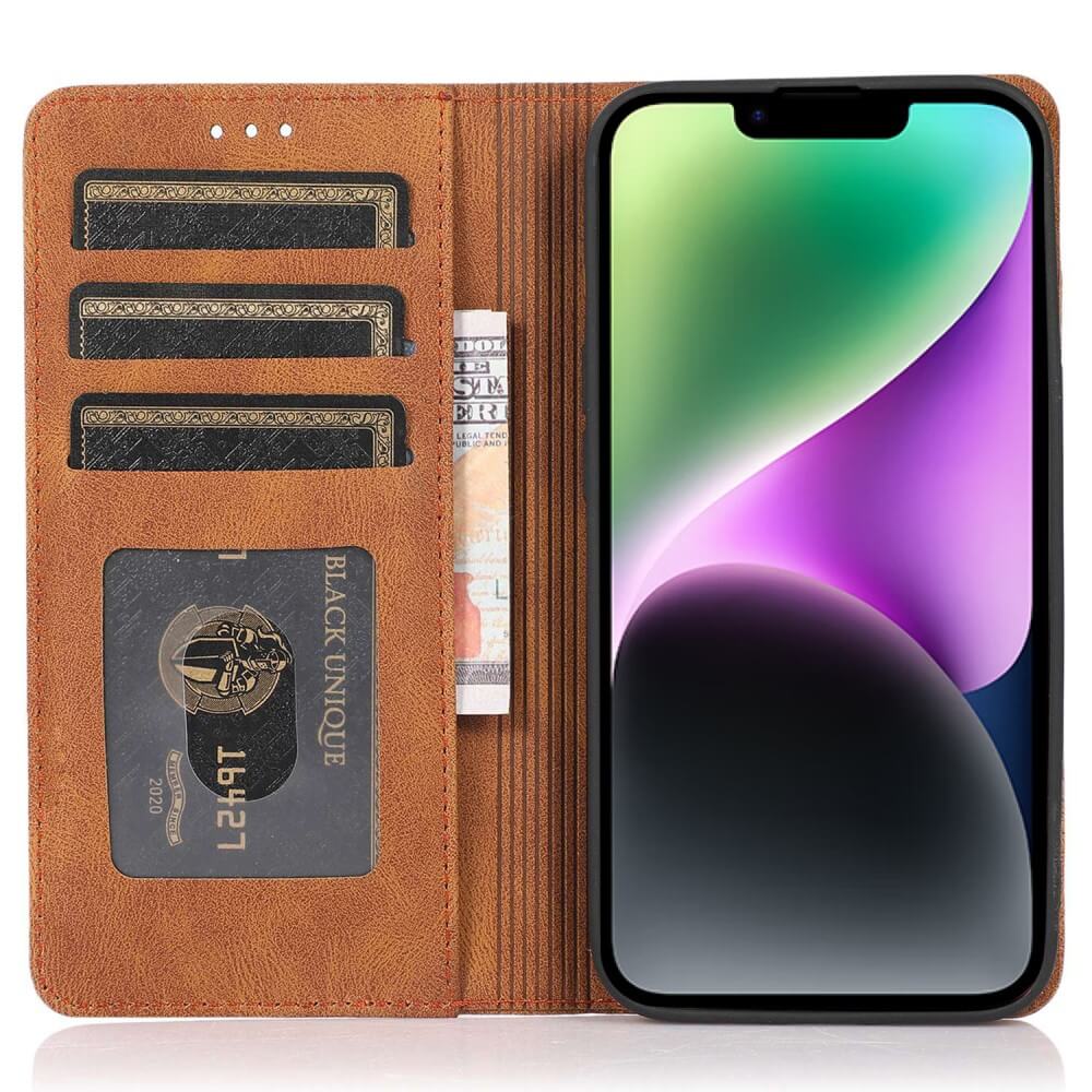 iPhone 15 - Vintage éTui Flip Case