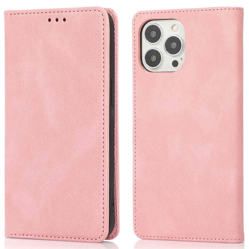 iPhone 15 Pro Max - Vintage étui Flip Case