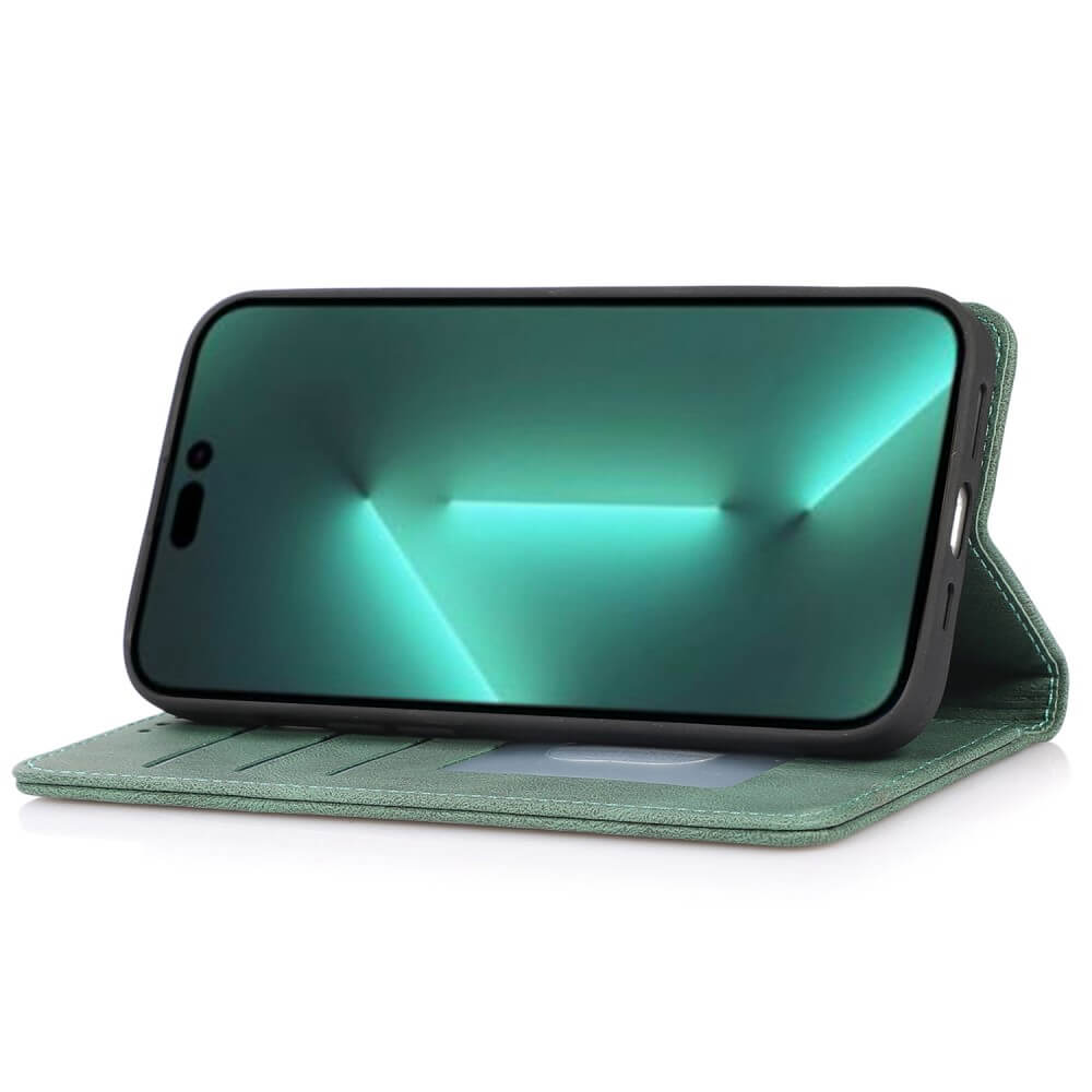 iPhone 15 Pro Max - Vintage étui Flip Case