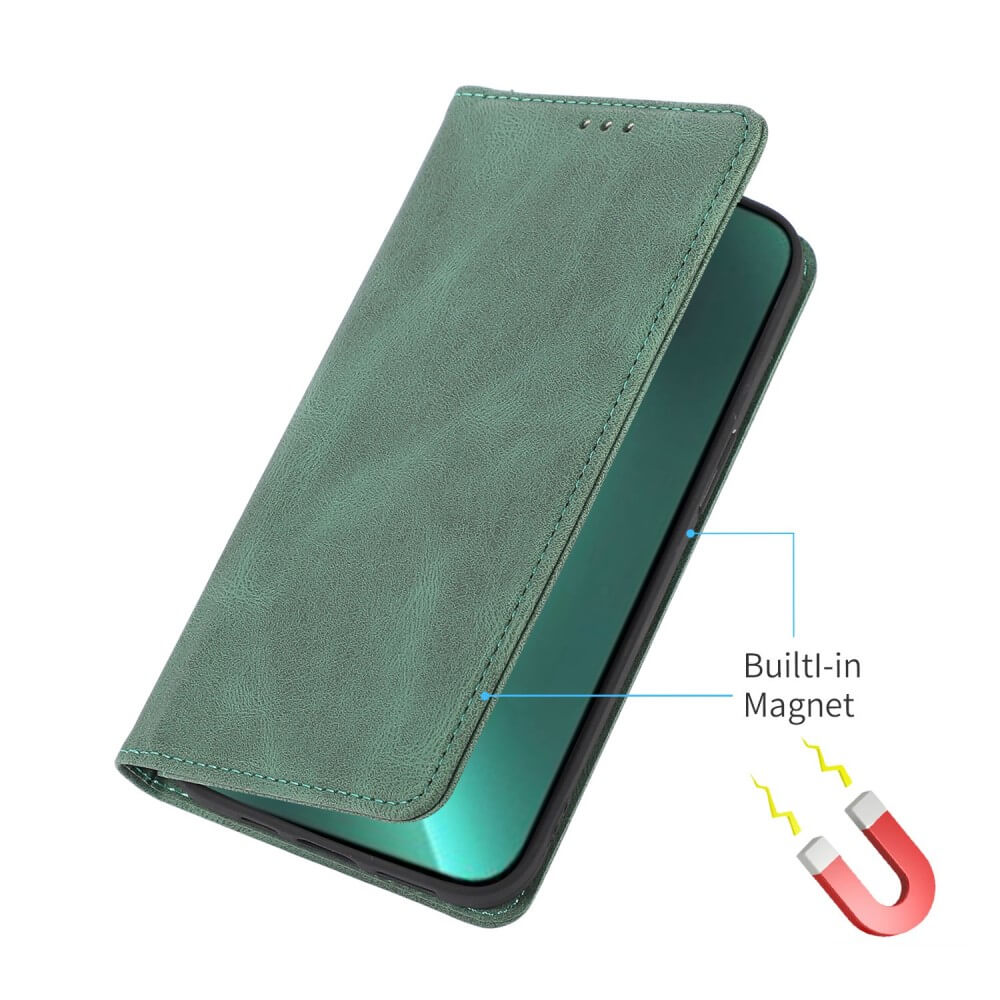 iPhone 15 Pro Max - Vintage étui Flip Case