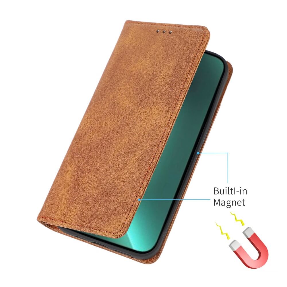 iPhone 15 Pro Max - Vintage étui Flip Case