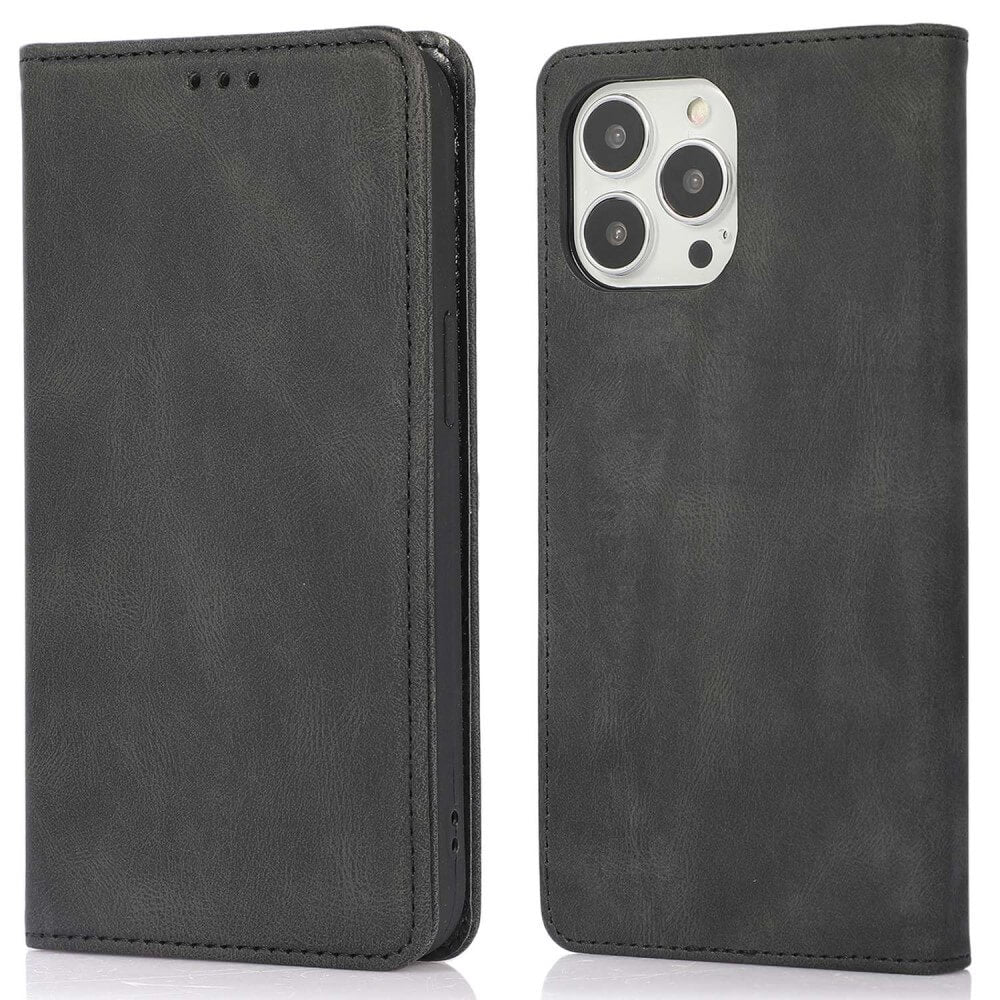 iPhone 15 Pro Max - Vintage étui Flip Case