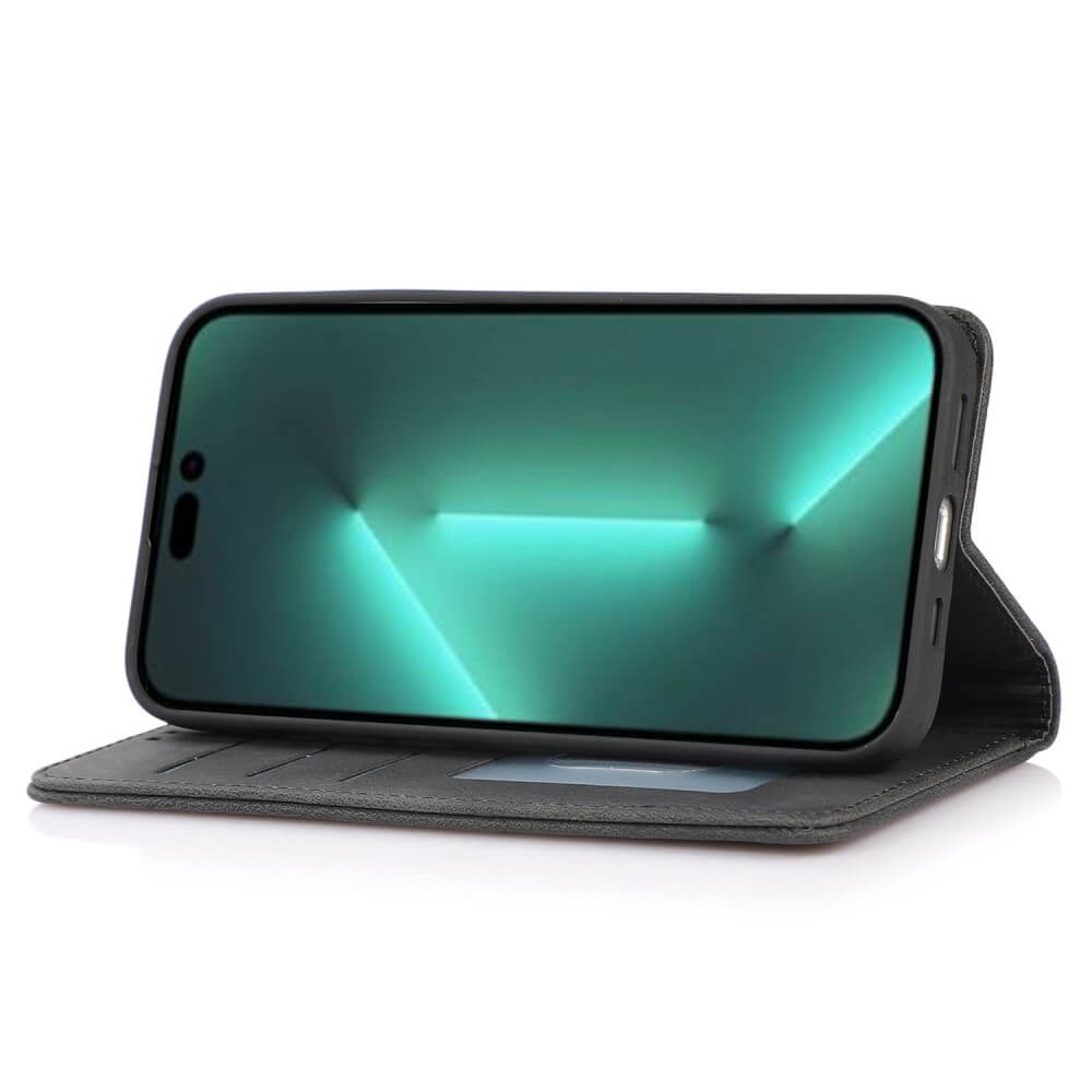 iPhone 15 Pro Max - Vintage étui Flip Case