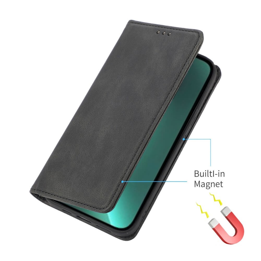 iPhone 15 Pro Max - Vintage étui Flip Case