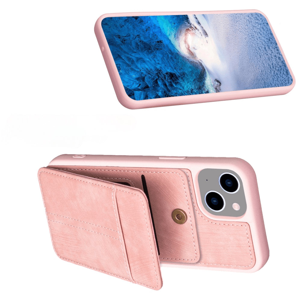 iPhone 15 - Coque Kickstand avec porte-cartes