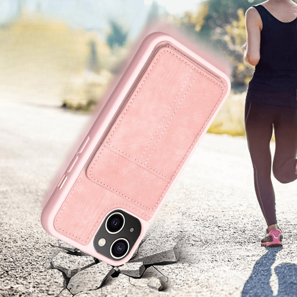 iPhone 15 - Coque Kickstand avec porte-cartes