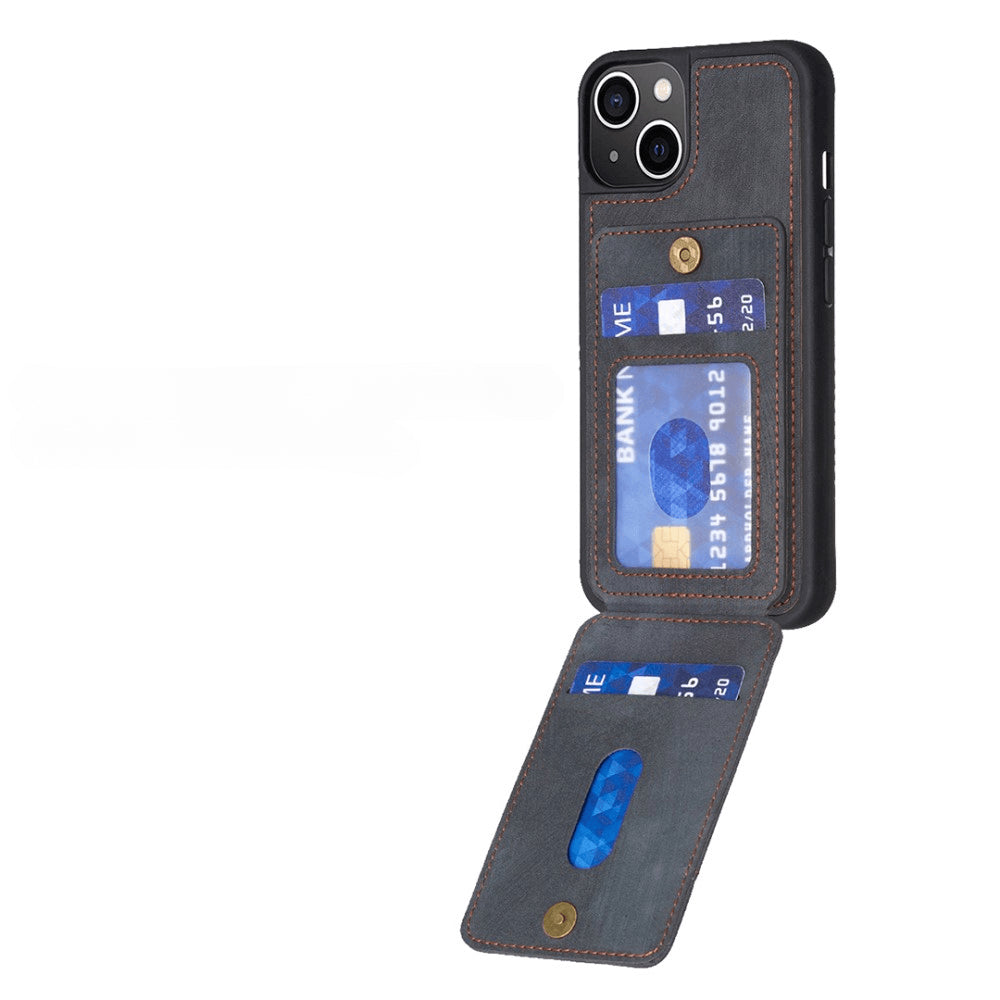 iPhone 15 - Coque Kickstand avec porte-cartes