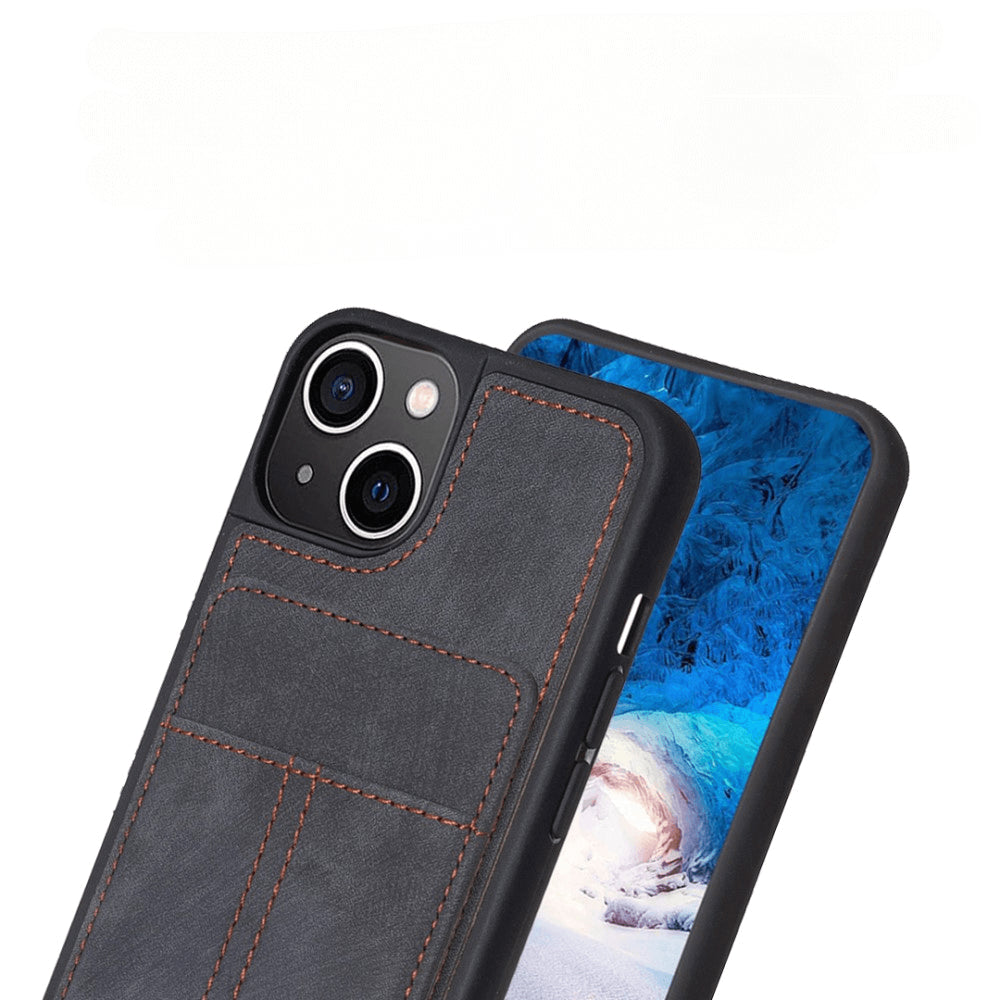 iPhone 15 - Coque Kickstand avec porte-cartes