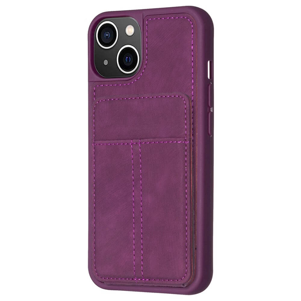 iPhone 15 - Coque Kickstand avec porte-cartes