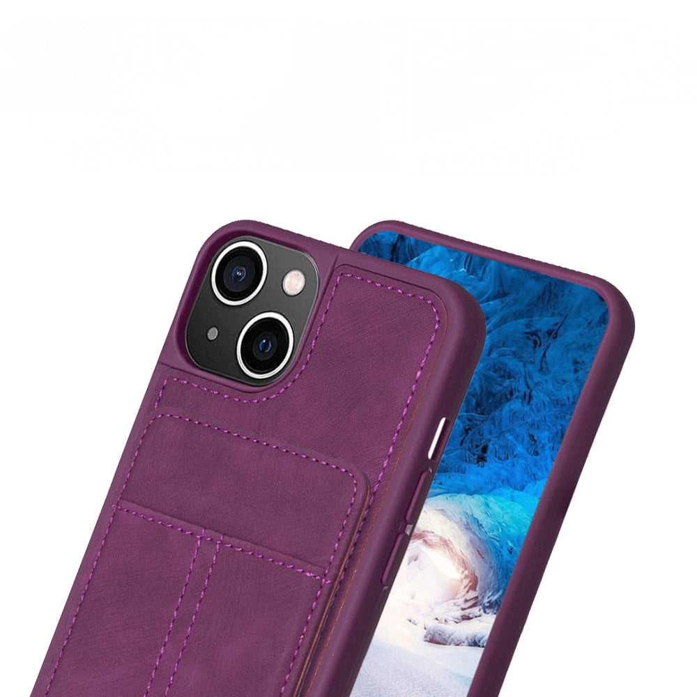 iPhone 15 - Coque Kickstand avec porte-cartes