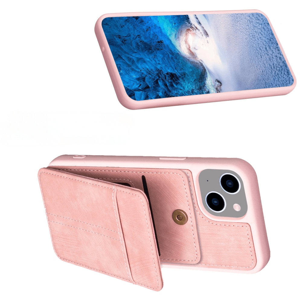 iPhone 15 Plus - Kickstand Case With Card Slots