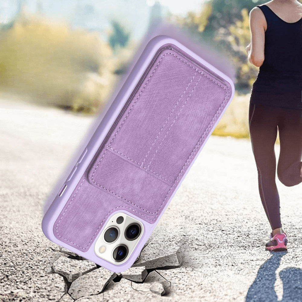 iPhone 15 Pro - Coque Kickstand avec porte-cartes
