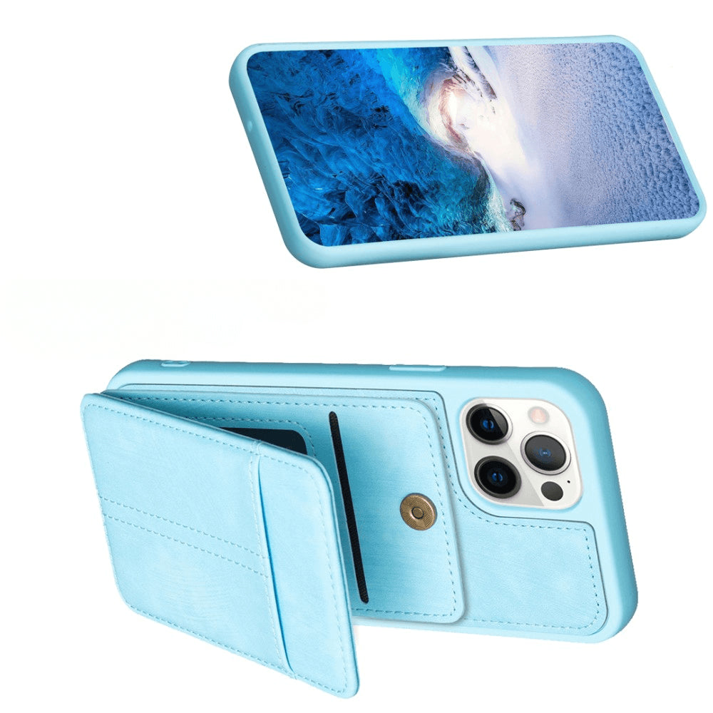 iPhone 15 Pro Max - Kickstand Case mit Kartenfächer