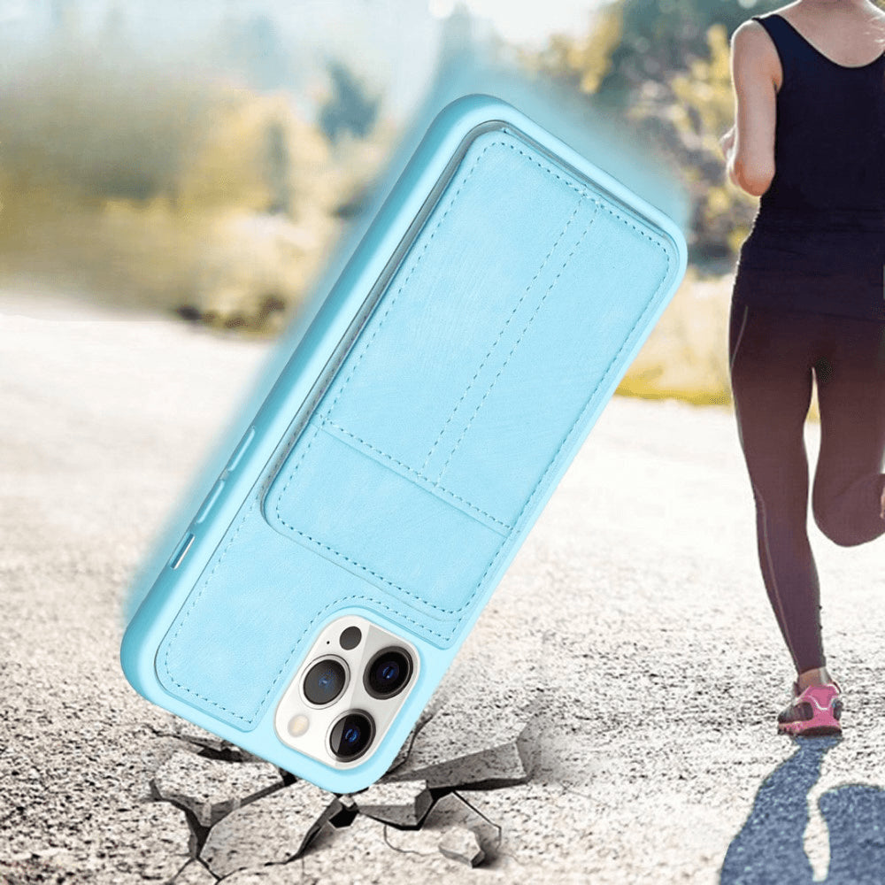 iPhone 15 Pro Max - Kickstand Case mit Kartenfächer