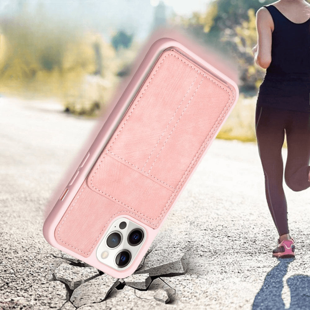 iPhone 15 Pro Max - Kickstand Case mit Kartenfächer