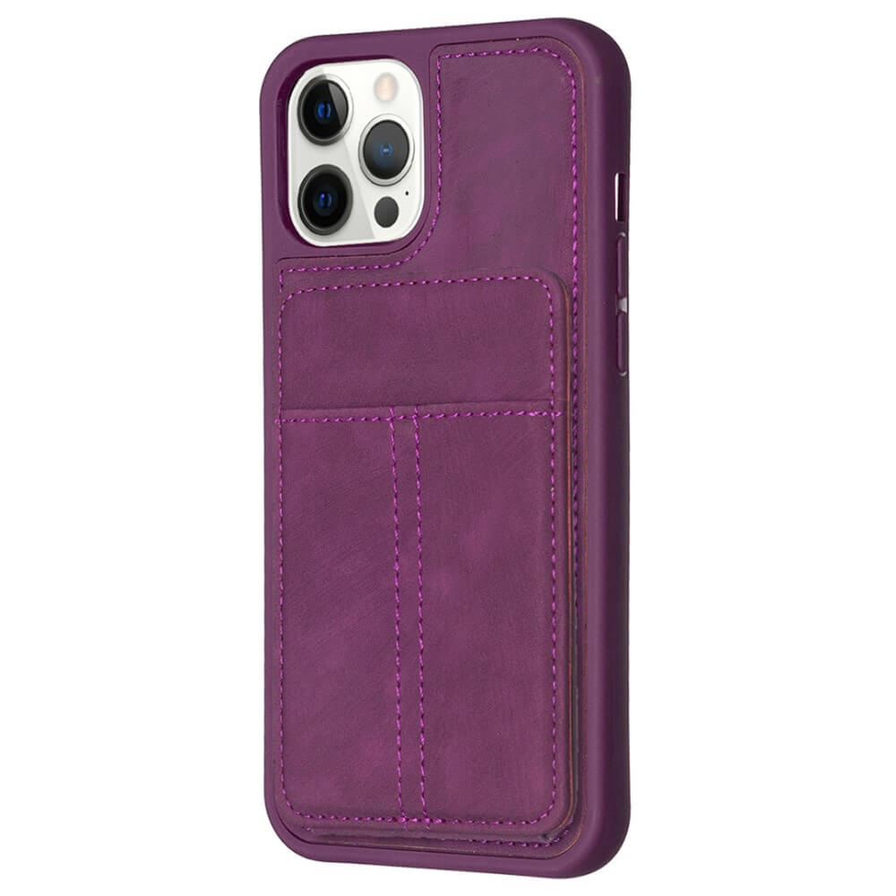 iPhone 15 Pro - Coque Kickstand avec porte-cartes