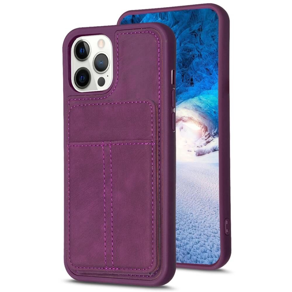 iPhone 15 Pro - Coque Kickstand avec porte-cartes
