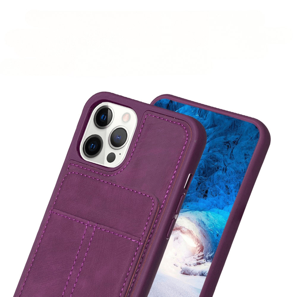 iPhone 15 Pro - Coque Kickstand avec porte-cartes