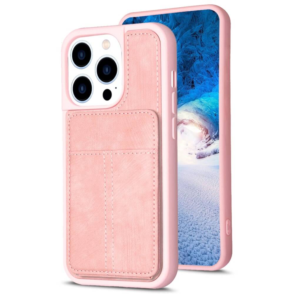 iPhone 15 Pro - Coque Kickstand avec porte-cartes