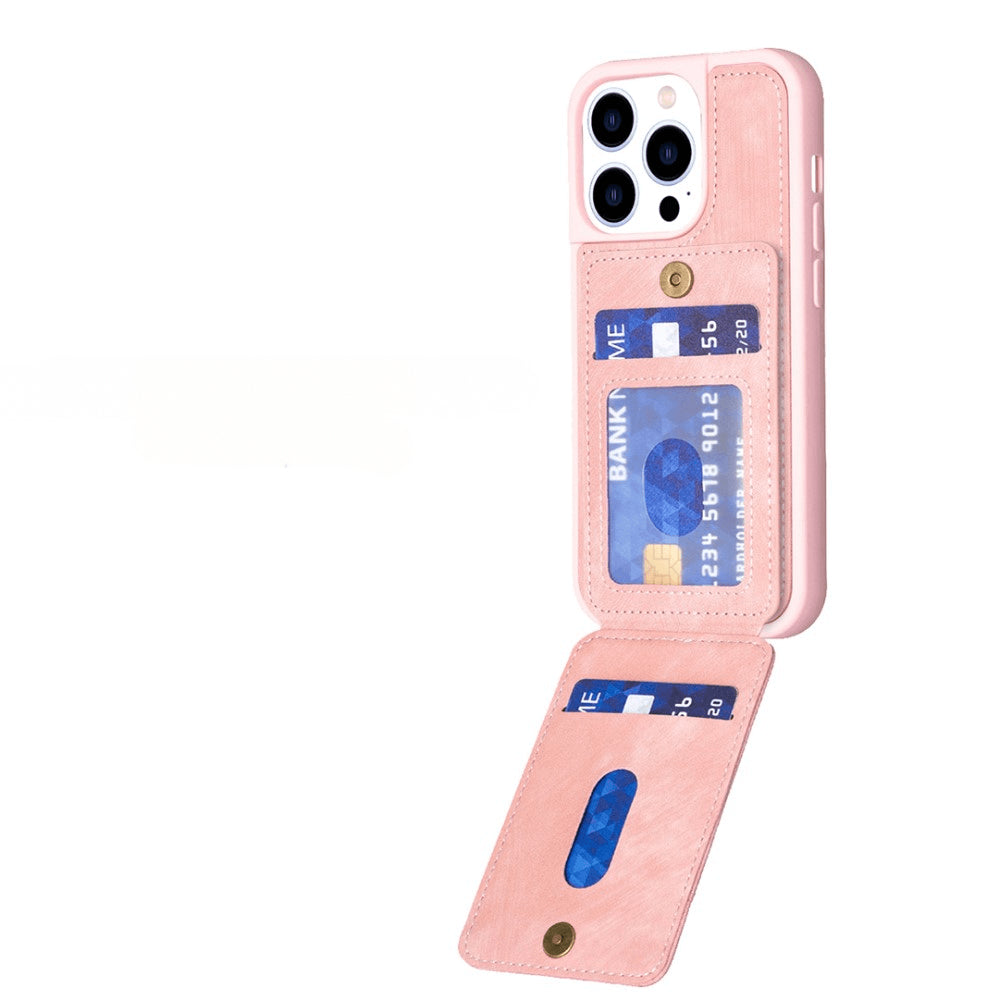 iPhone 15 Pro - Coque Kickstand avec porte-cartes