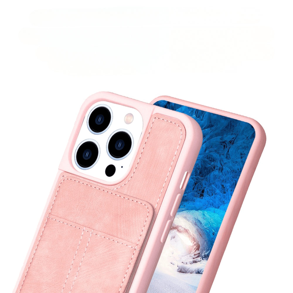 iPhone 15 Pro - Coque Kickstand avec porte-cartes