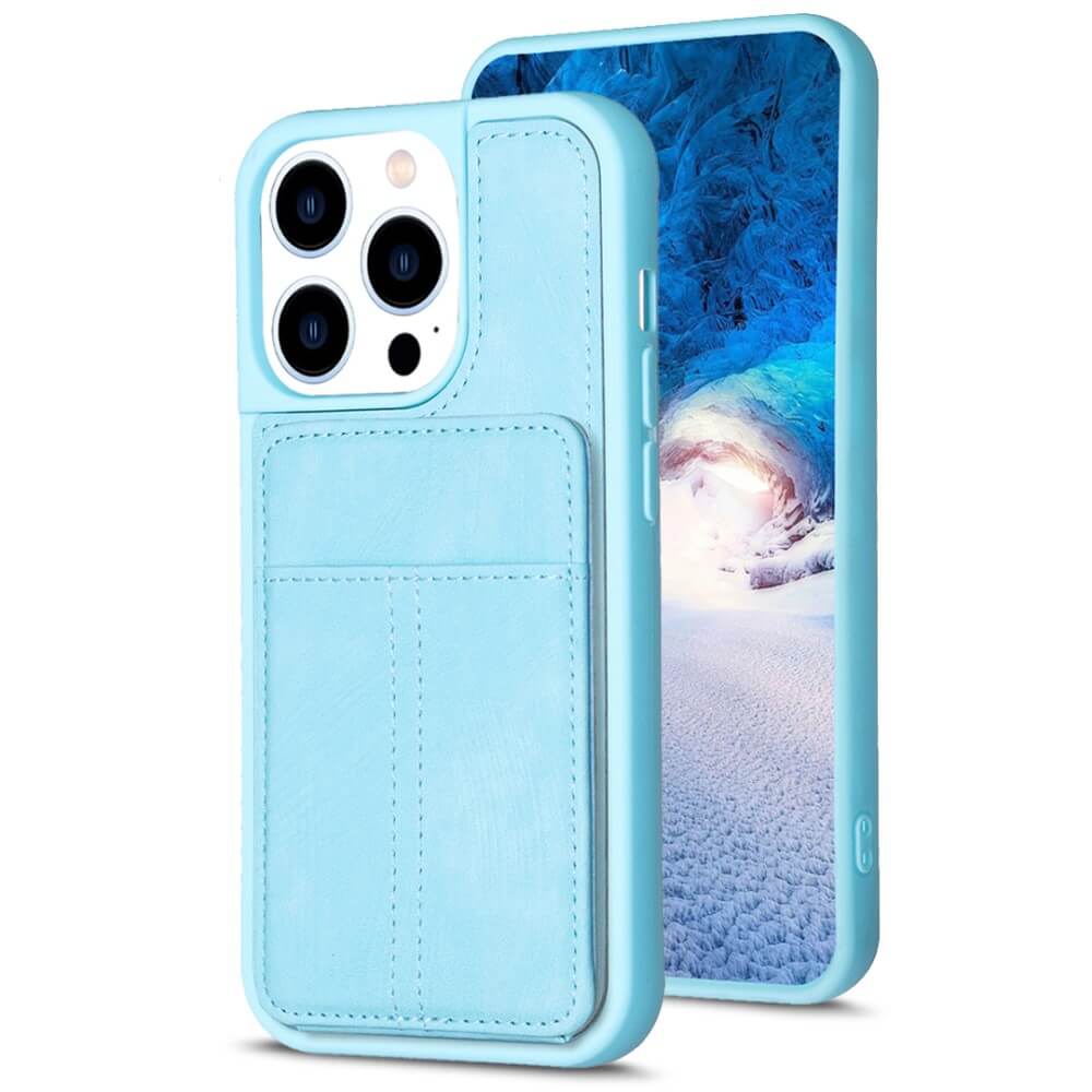 iPhone 15 Pro - Coque Kickstand avec porte-cartes