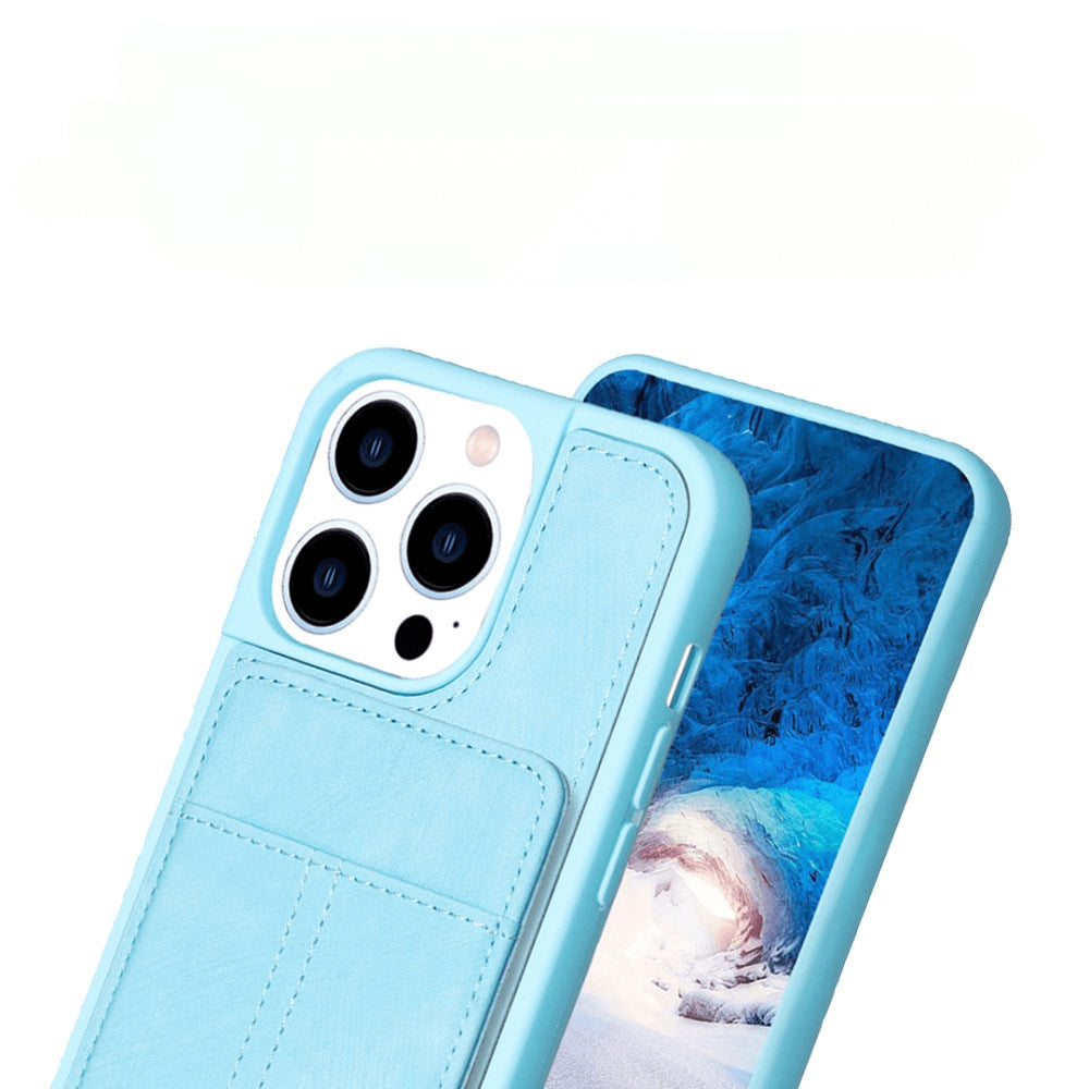 iPhone 15 Pro - Coque Kickstand avec porte-cartes