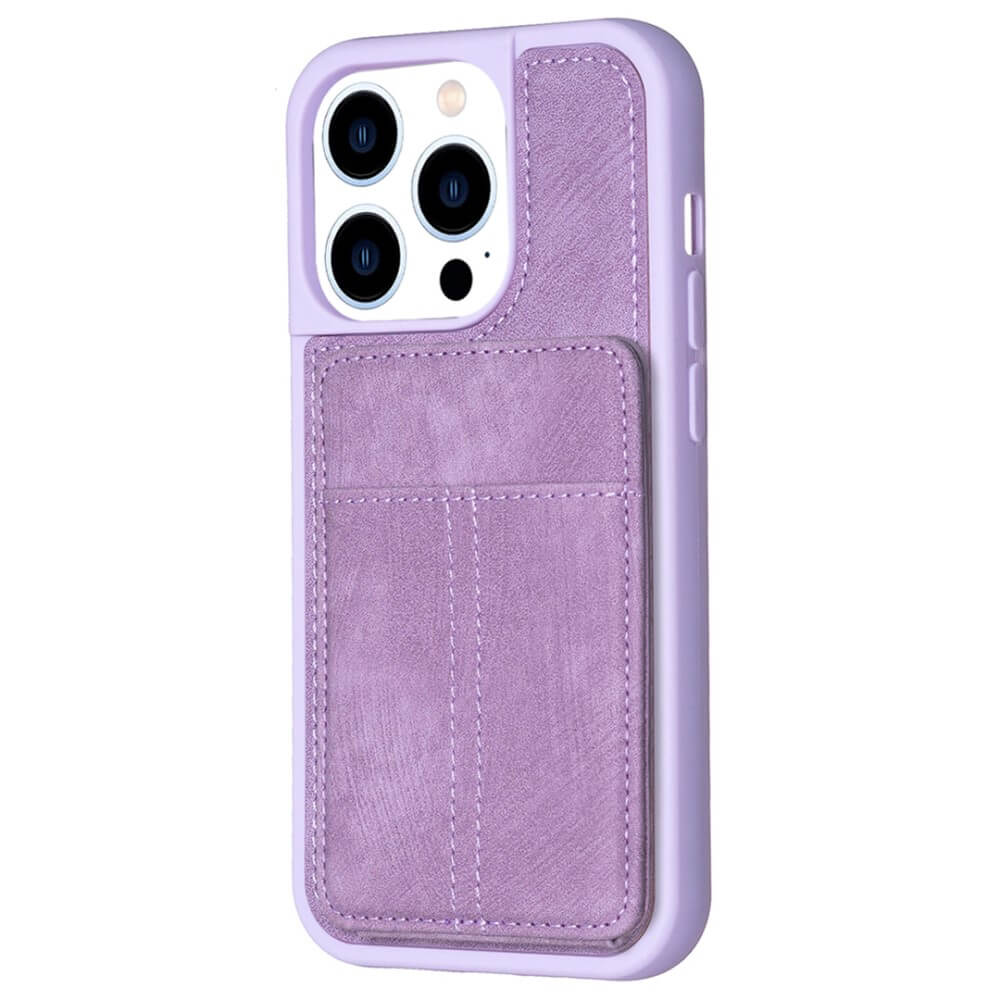 iPhone 15 Pro - Coque Kickstand avec porte-cartes