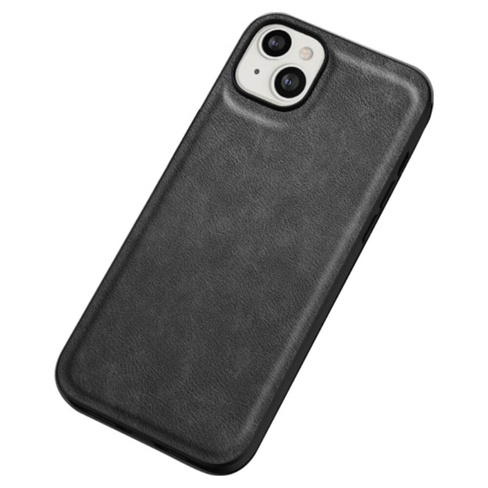 iPhone 15 Plus - Retro Protective Case With Faux Leather