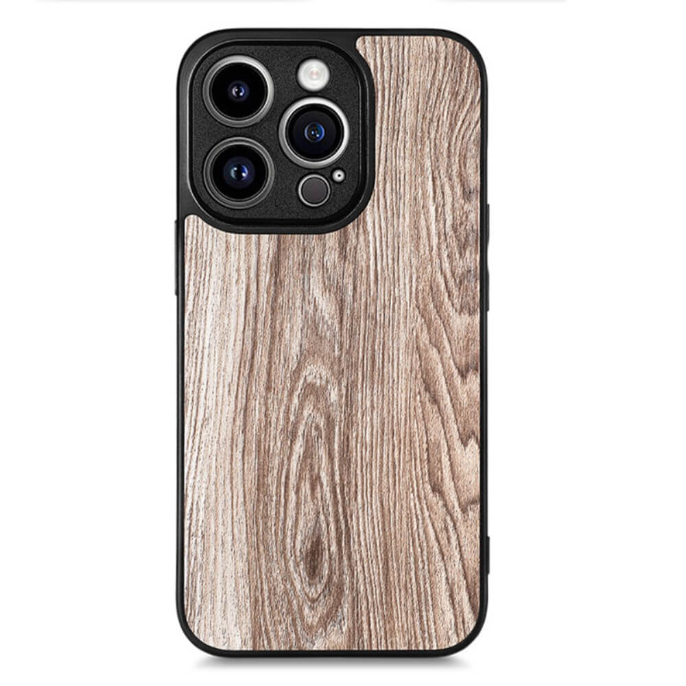 iPhone 15 Pro - Rückenhülle Mit Holz-struktur