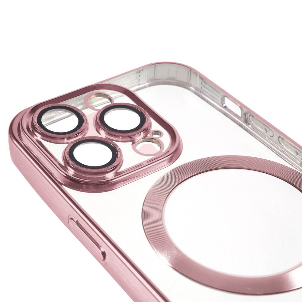 iPhone 15 Pro - Handyhülle mit metallischem Design & Kameraschutz