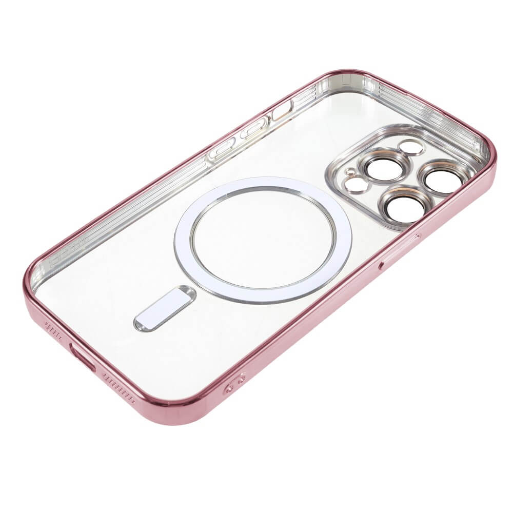 iPhone 15 Pro Max - Handyhülle mit metallischem Design & Kameraschutz