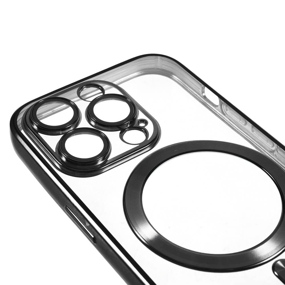 iPhone 15 Pro Max - Handyhülle mit metallischem Design & Kameraschutz