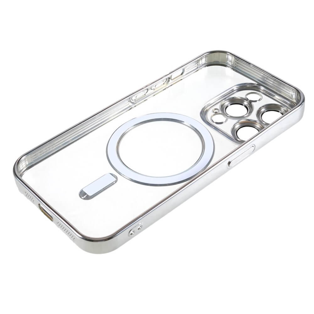 iPhone 15 Pro Max - Handyhülle mit metallischem Design & Kameraschutz